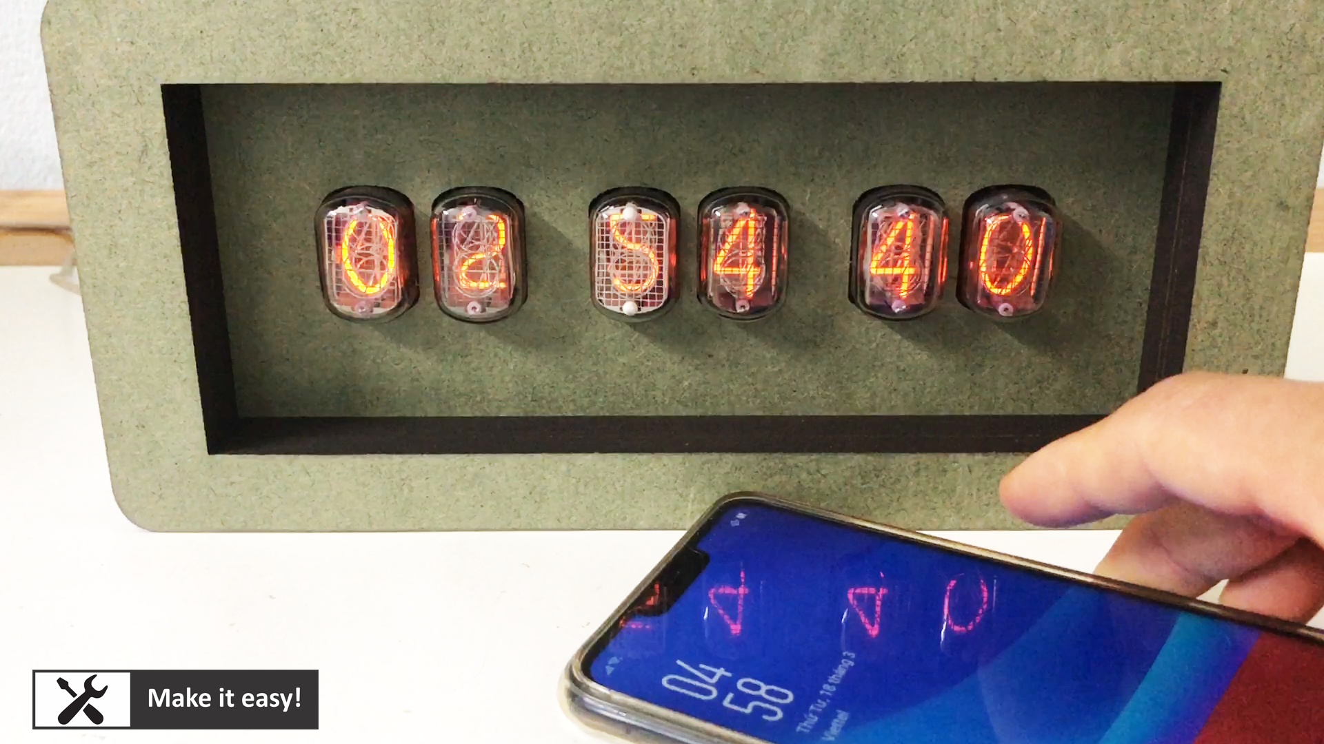 Build a Sleek Nixie Tube Clock in a Custom MDF Wood Enclosure Using Arduino