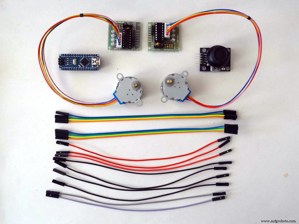 Control Two Stepper Motors with Arduino Nano & Joystick – Simple Tutorial