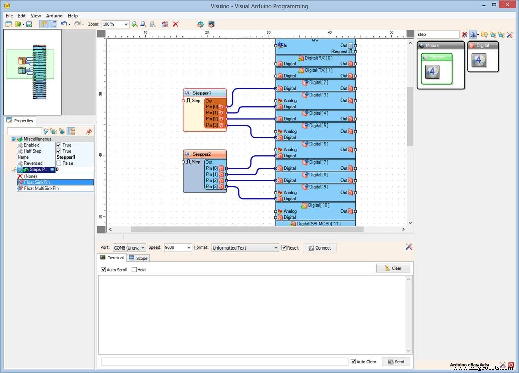Control Two Stepper Motors with Arduino Nano & Joystick – Simple Tutorial