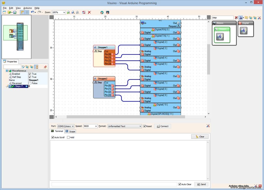 Control Two Stepper Motors with Arduino Nano & Joystick – Simple Tutorial