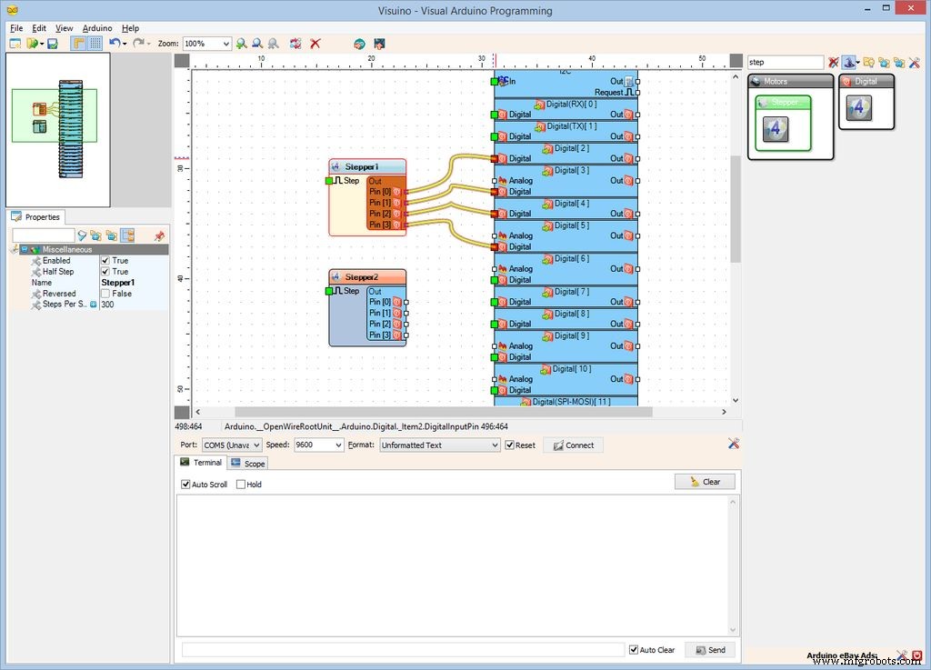 Control Two Stepper Motors with Arduino Nano & Joystick – Simple Tutorial