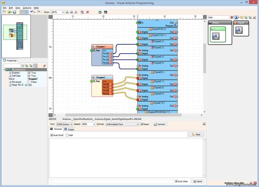 Control Two Stepper Motors with Arduino Nano & Joystick – Simple Tutorial