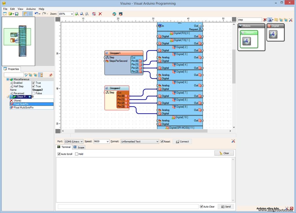 Control Two Stepper Motors with Arduino Nano & Joystick – Simple Tutorial