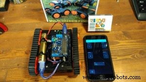 Arduino 101 BLE + Blynk: DIY Bluetooth‑Controlled Tank Robot