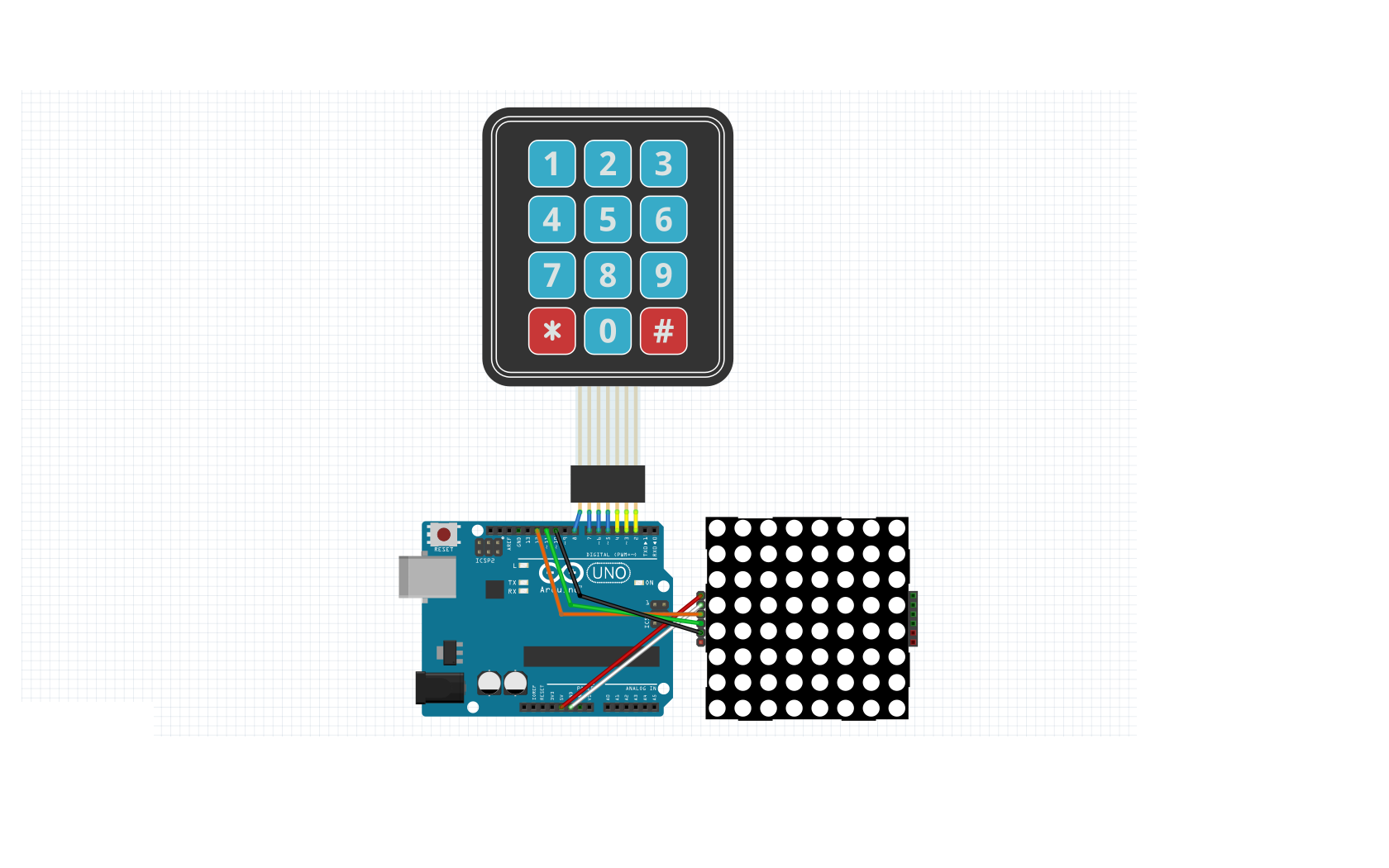 Arduino Tic Tac Toe with MAX7219 LED Matrix and Cardboard Enclosure