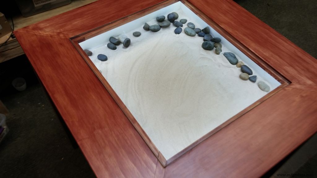Zen Garden CNC-Enabled End Table: Build Your Own Smart Furniture