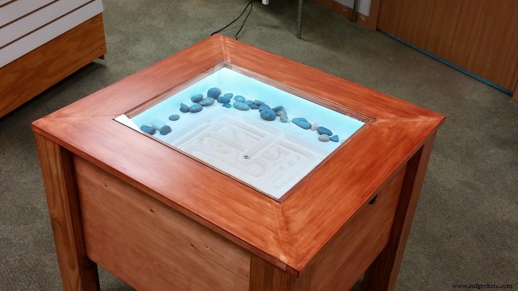 Zen Garden CNC-Enabled End Table: Build Your Own Smart Furniture