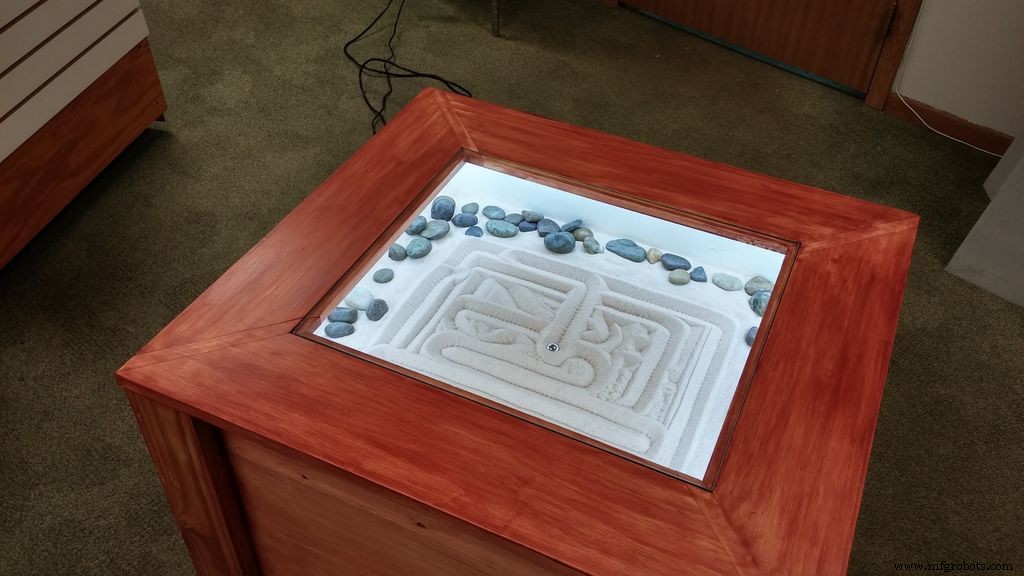 Zen Garden CNC-Enabled End Table: Build Your Own Smart Furniture
