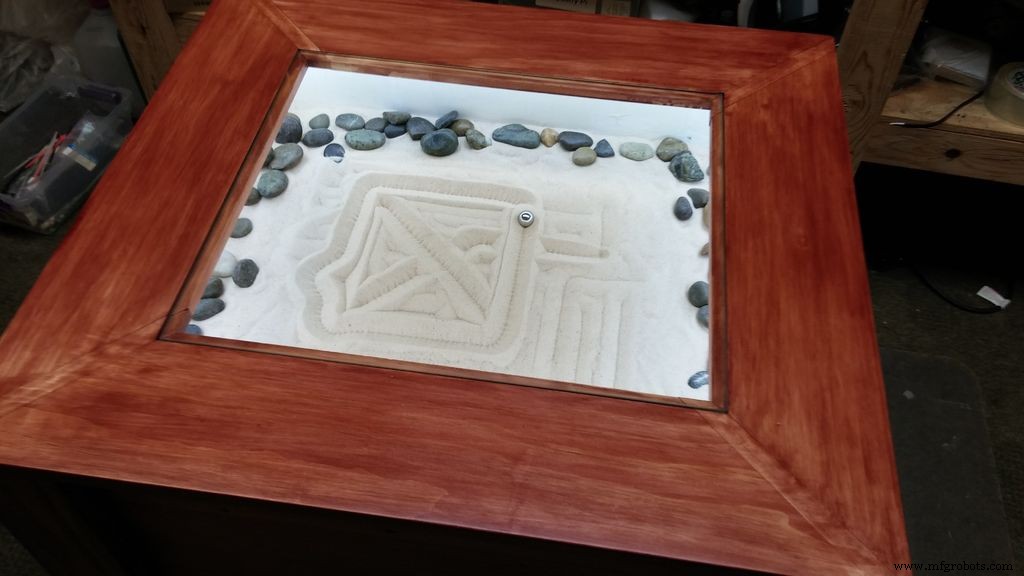 Zen Garden CNC-Enabled End Table: Build Your Own Smart Furniture