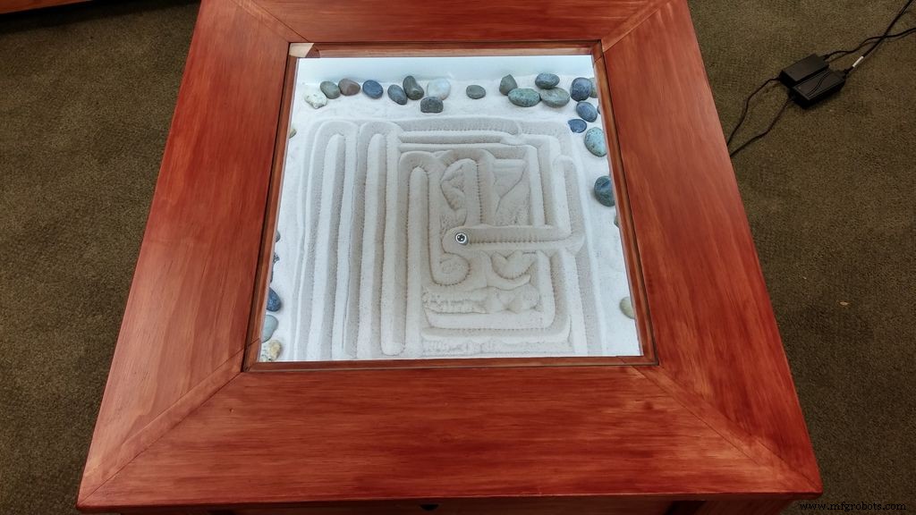 Zen Garden CNC-Enabled End Table: Build Your Own Smart Furniture