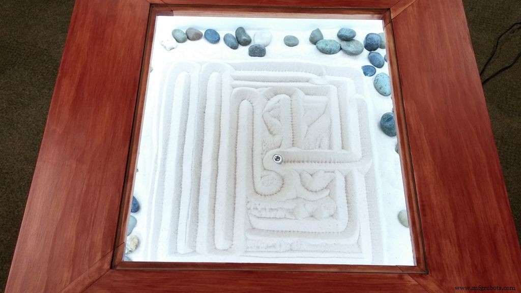 Zen Garden CNC-Enabled End Table: Build Your Own Smart Furniture