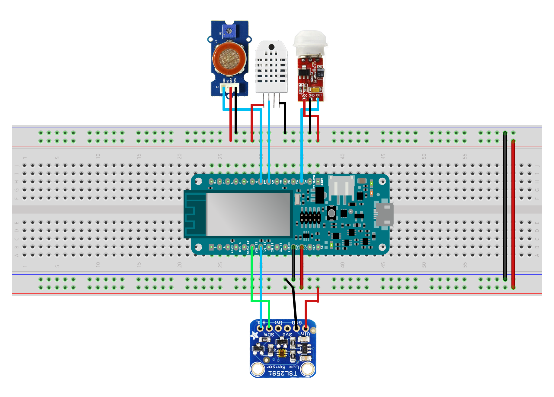 Build a Sensor Tower with Arduino Cloud: Temperature, Motion & Gas Monitoring