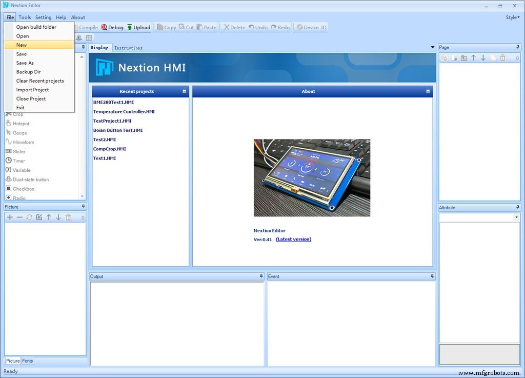 Display BME280 Temperature, Humidity & Pressure on a Nextion Touchscreen