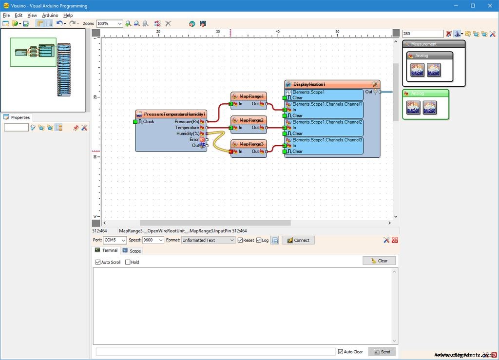 Display BME280 Temperature, Humidity & Pressure on a Nextion Touchscreen