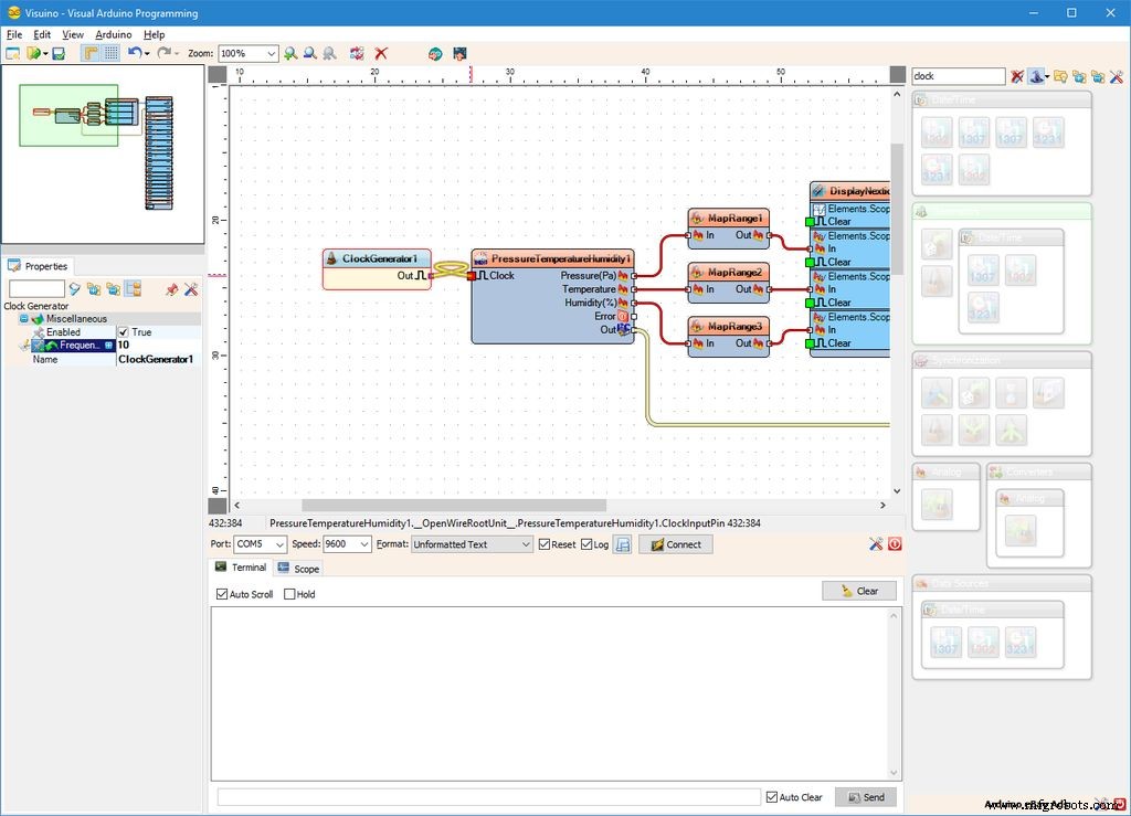 Display BME280 Temperature, Humidity & Pressure on a Nextion Touchscreen