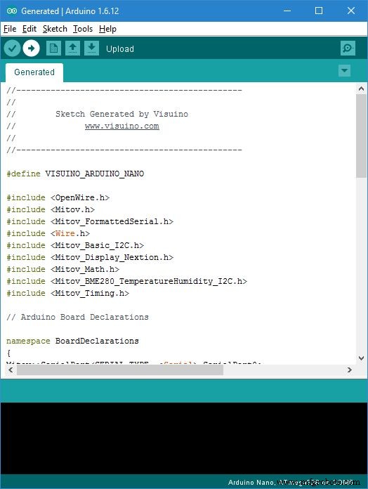 Display BME280 Temperature, Humidity & Pressure on a Nextion Touchscreen