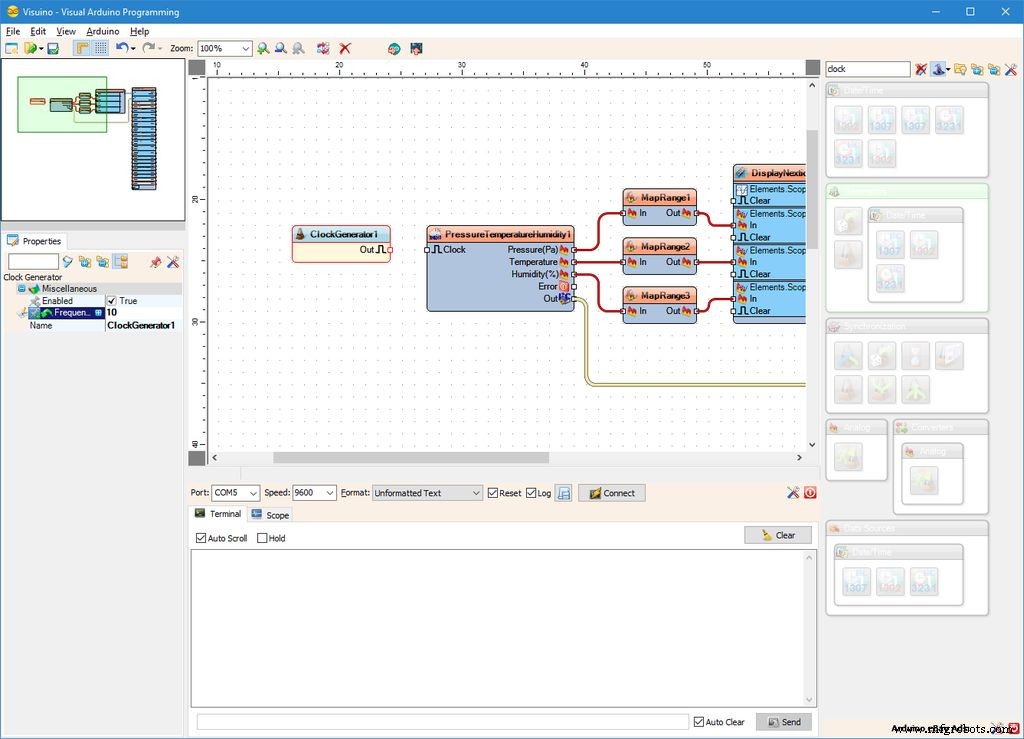 Display BME280 Temperature, Humidity & Pressure on a Nextion Touchscreen