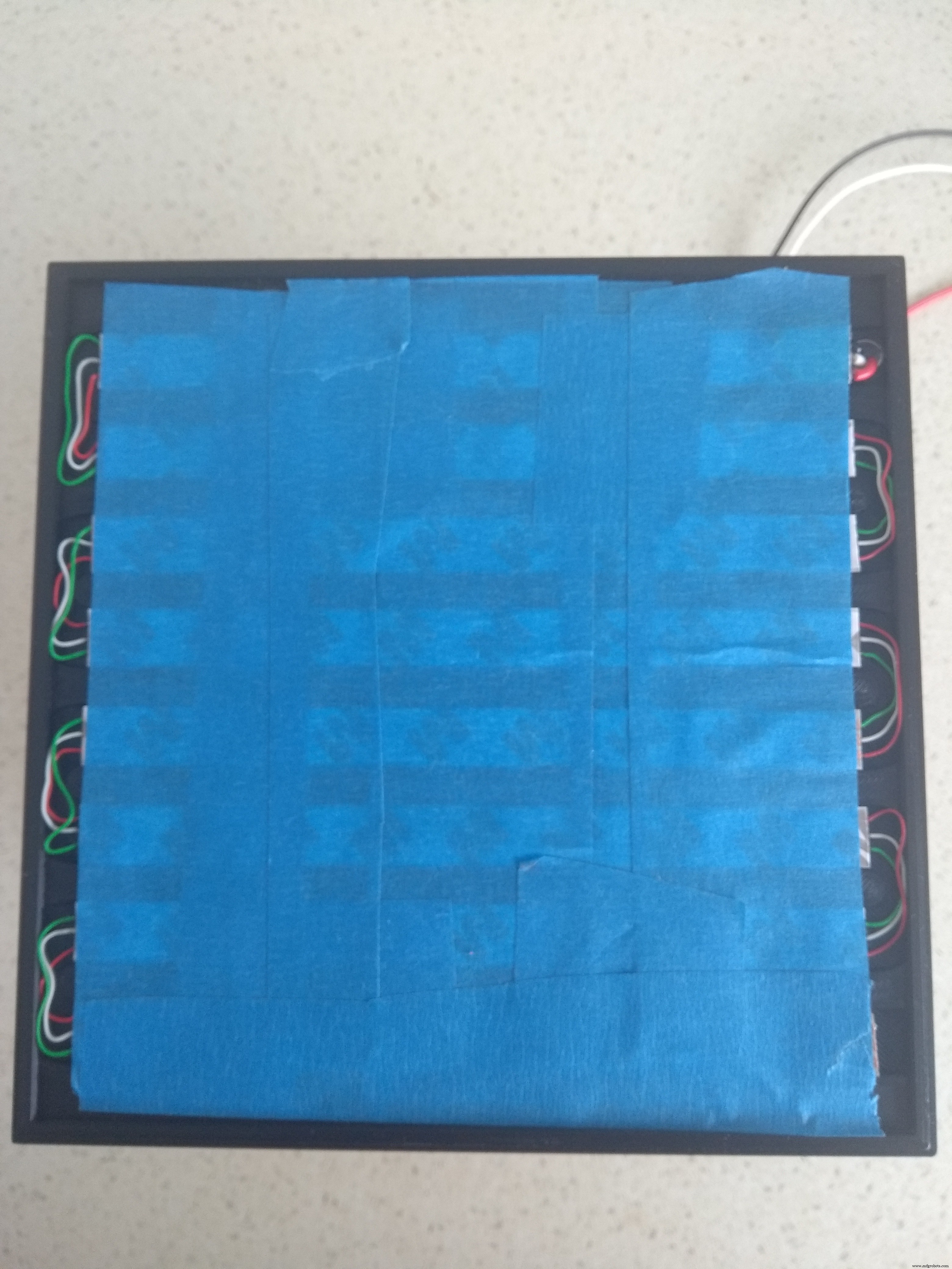 DIY Hot Glue LED Matrix Lamp – Build Your Own Colorful Display