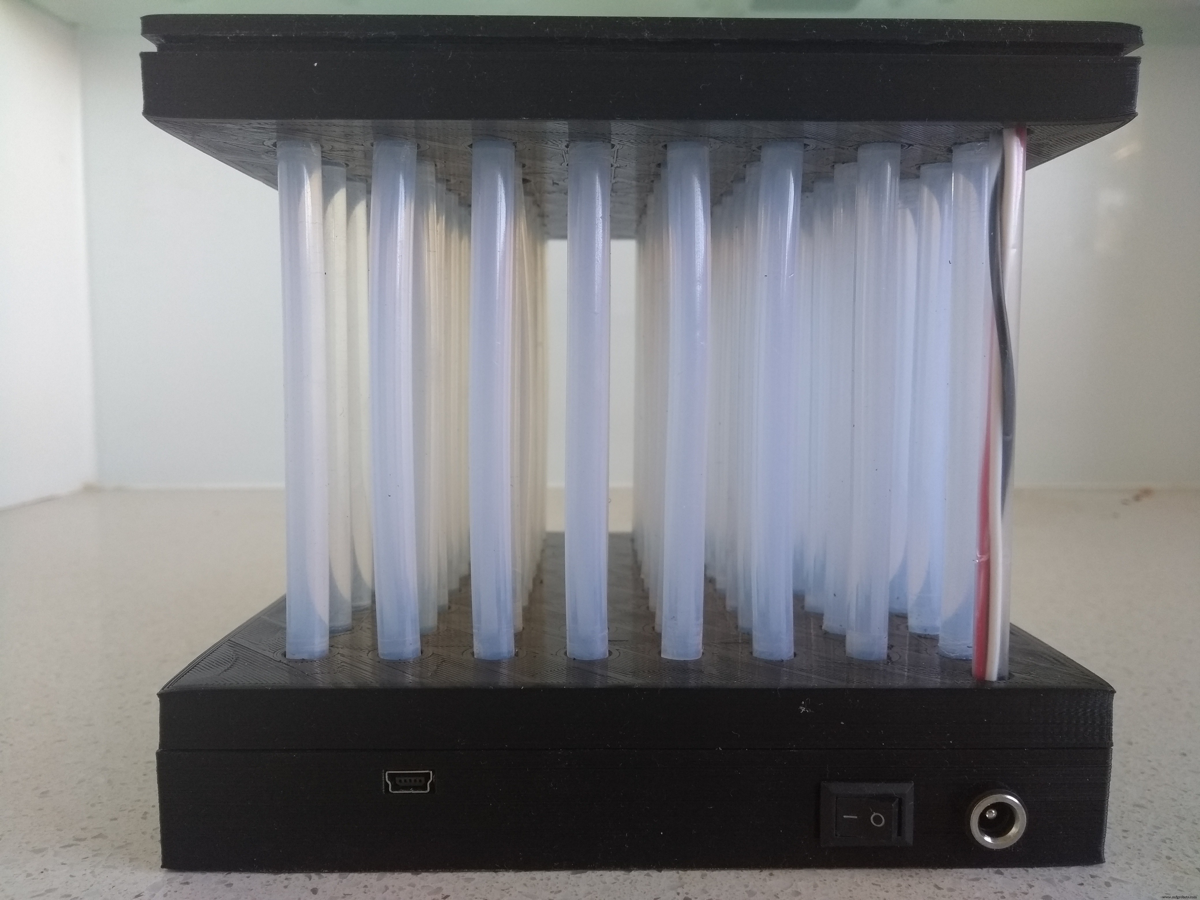 DIY Hot Glue LED Matrix Lamp – Build Your Own Colorful Display