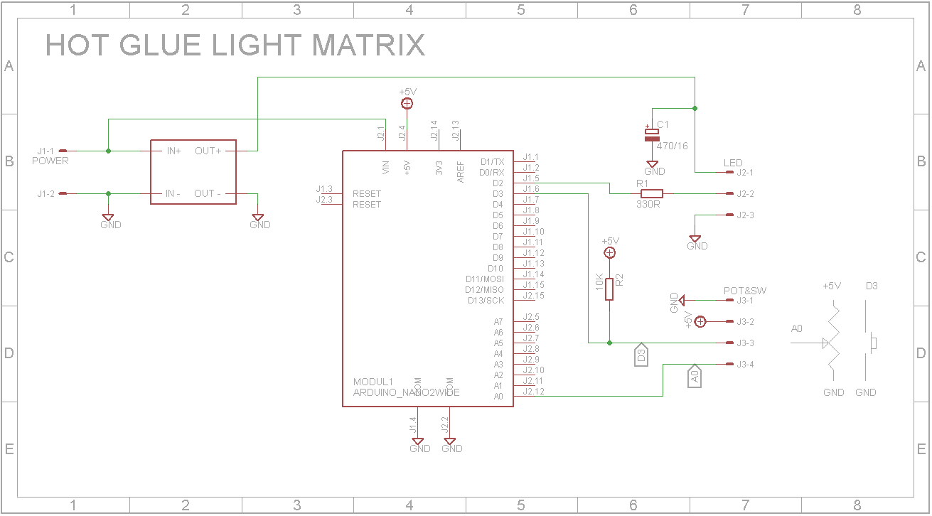 DIY Hot Glue LED Matrix Lamp – Build Your Own Colorful Display