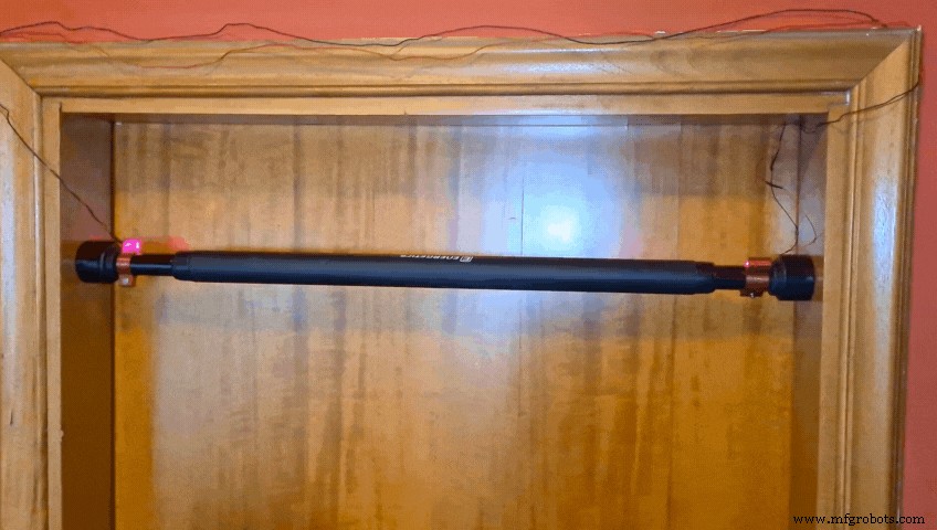 Arduino‑Powered Smart Pull‑Up Bar with Audio Feedback and Light Sensor