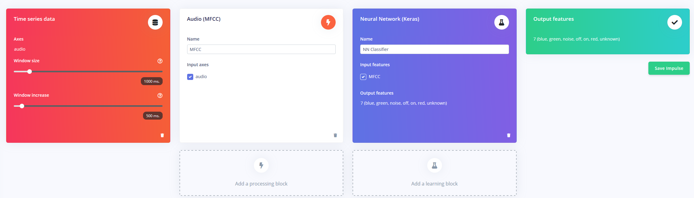 Control RGB Lights with TinyML Keyword Detection