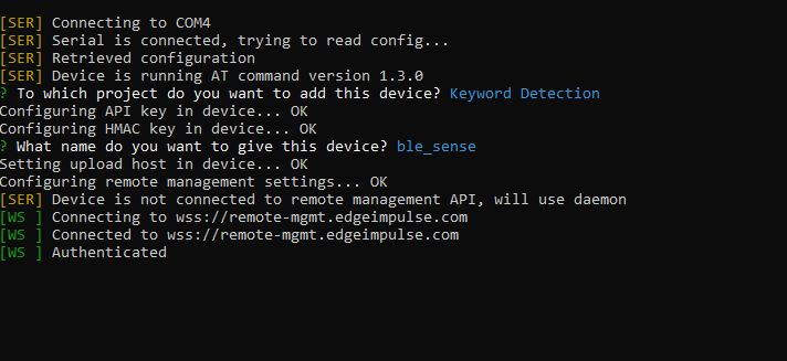 Control RGB Lights with TinyML Keyword Detection
