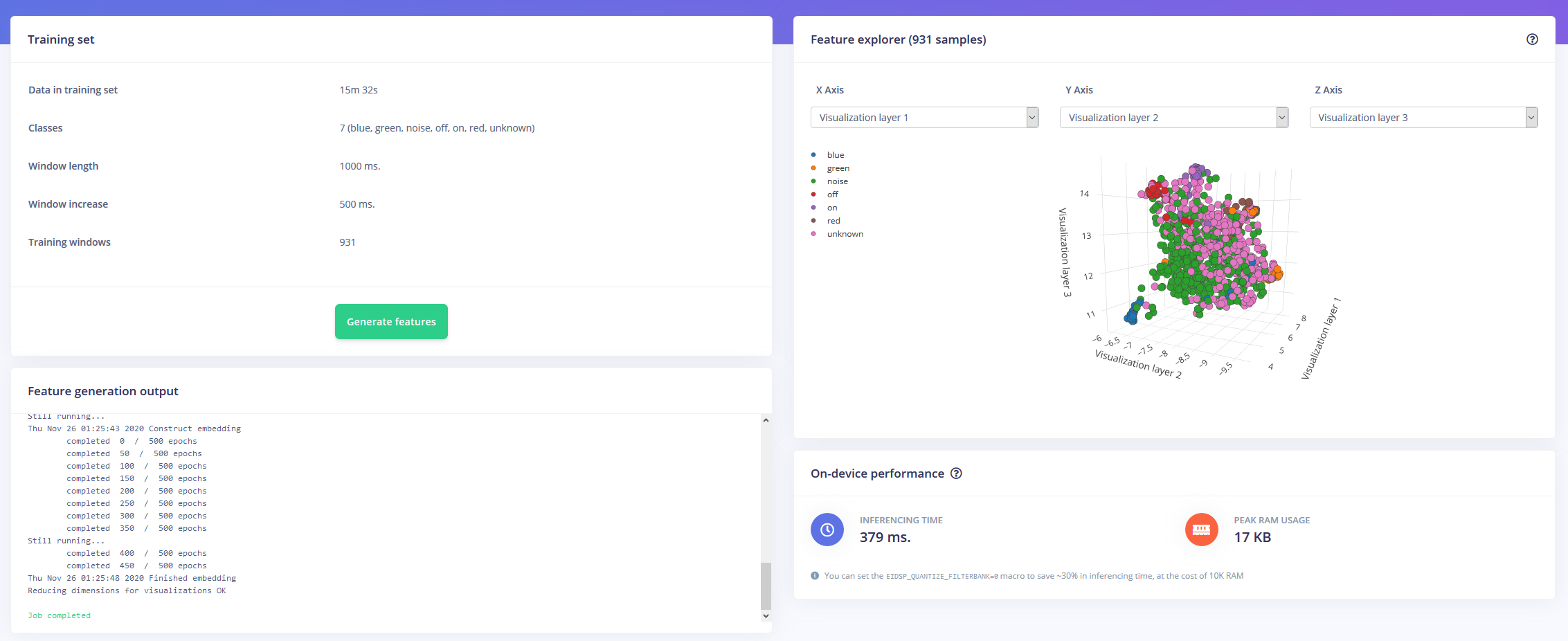 Control RGB Lights with TinyML Keyword Detection
