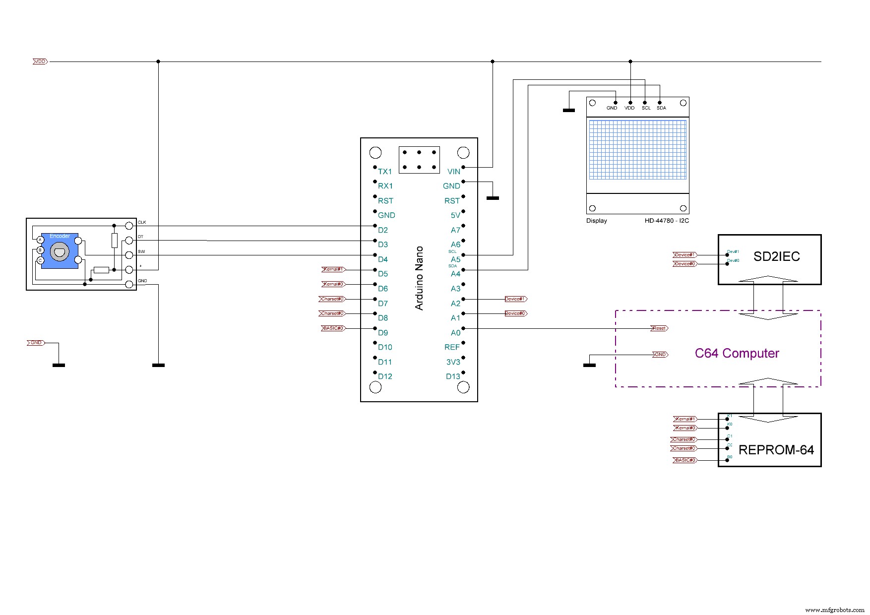 C64 Retro Controller: Arduino Nano Interface