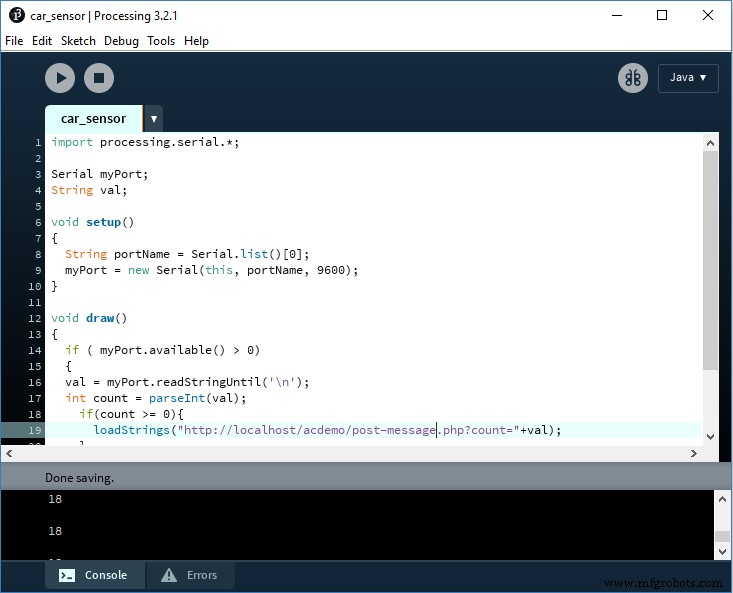 Smart Parking Counter: Real‑Time Vehicle Tracking with Arduino, Processing, and PHP
