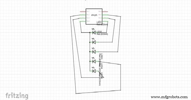 Build a Portable Persistence of Vision Display with Arduino UNO and ATtiny85
