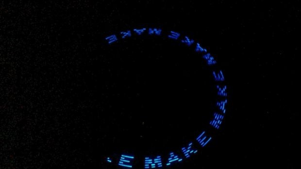 Build a Portable Persistence of Vision Display with Arduino UNO and ATtiny85