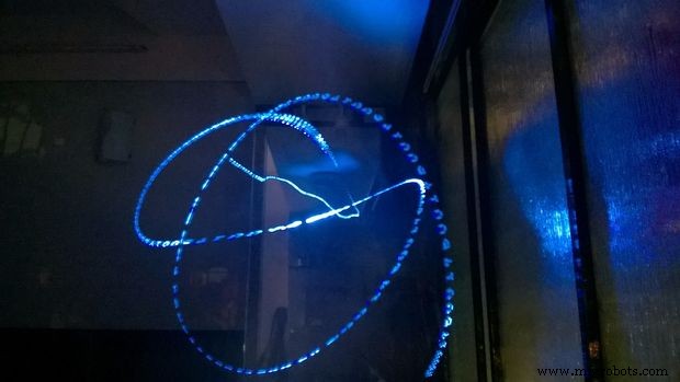 Build a Portable Persistence of Vision Display with Arduino UNO and ATtiny85
