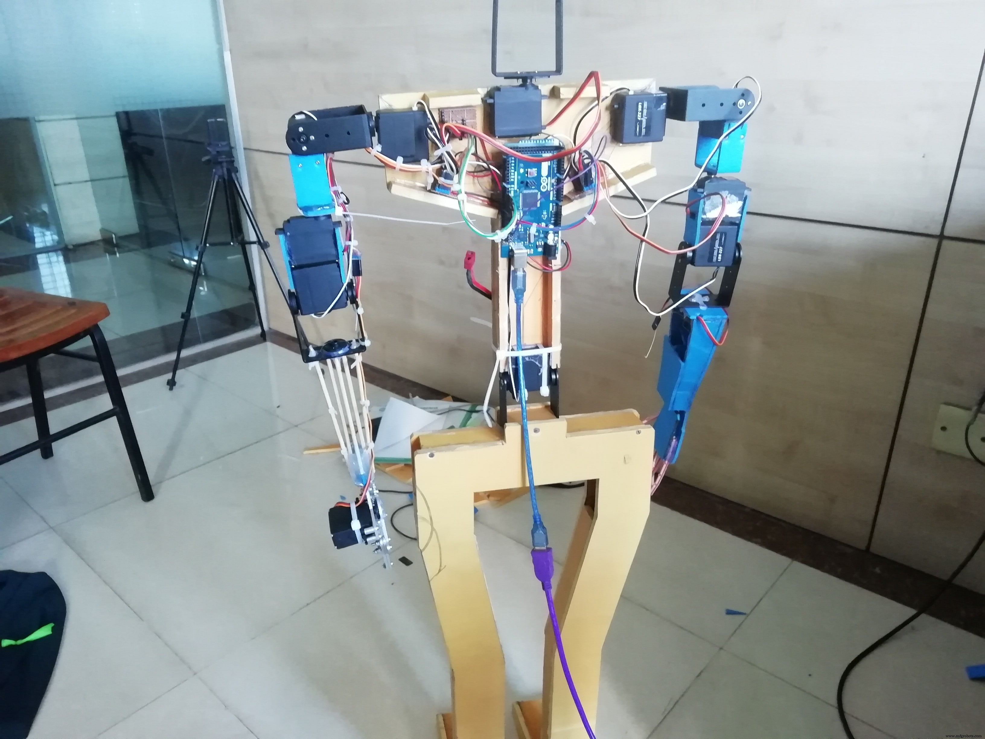 MIA-1: Advanced Open-Source Handmade Humanoid Robot – No 3D Printing Required