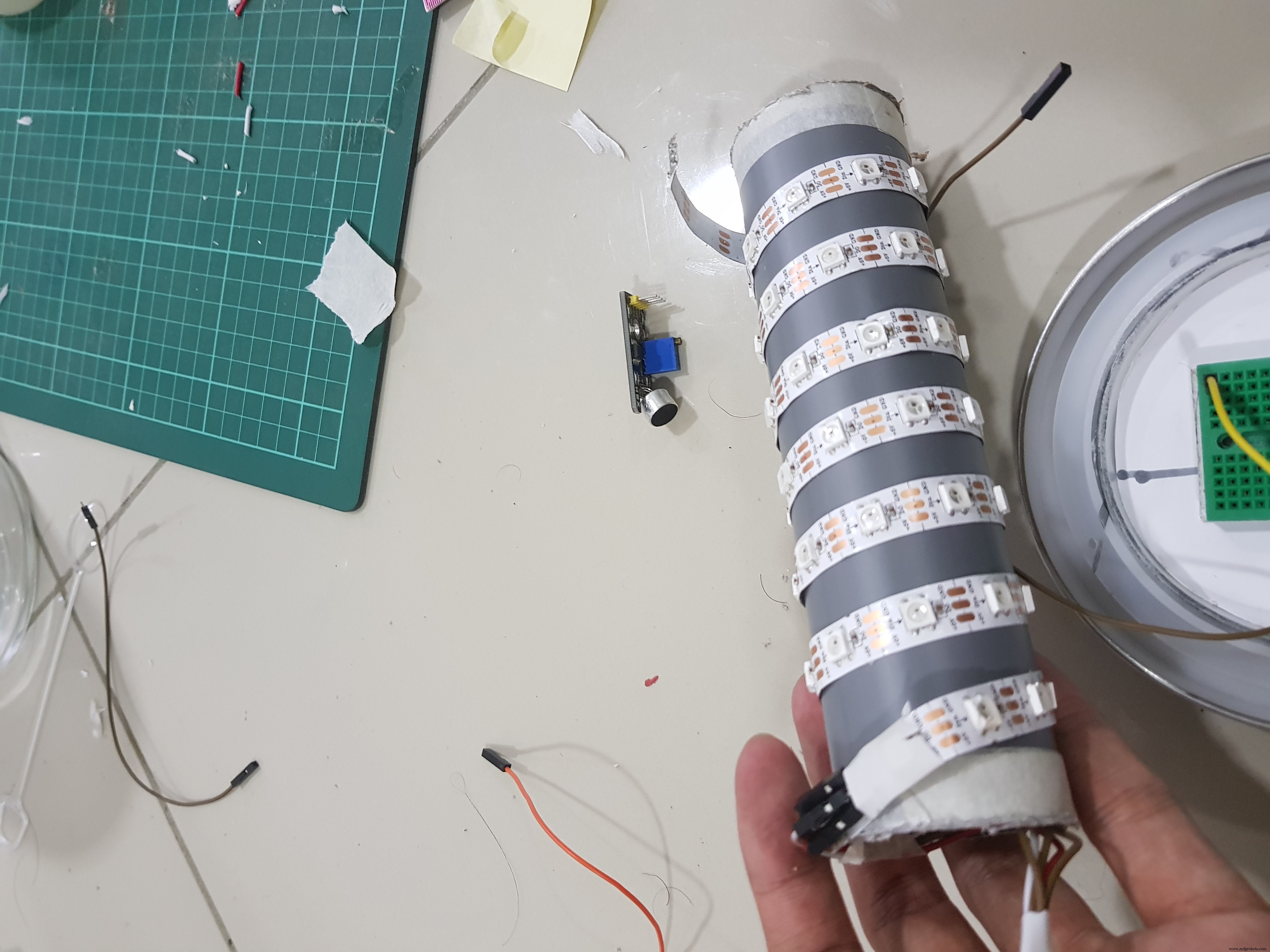 Build an Audio‑Reactive Desk Lamp with Arduino Nano