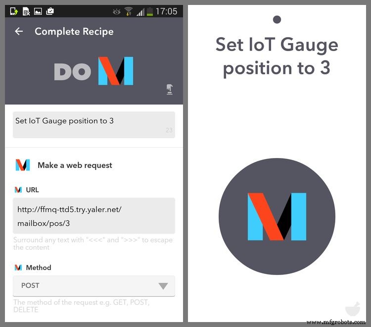 Create a Web-Enabled IoT Gauge Using Arduino, Yaler, and IFTTT