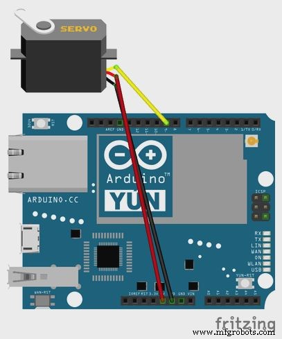 Create a Web-Enabled IoT Gauge Using Arduino, Yaler, and IFTTT