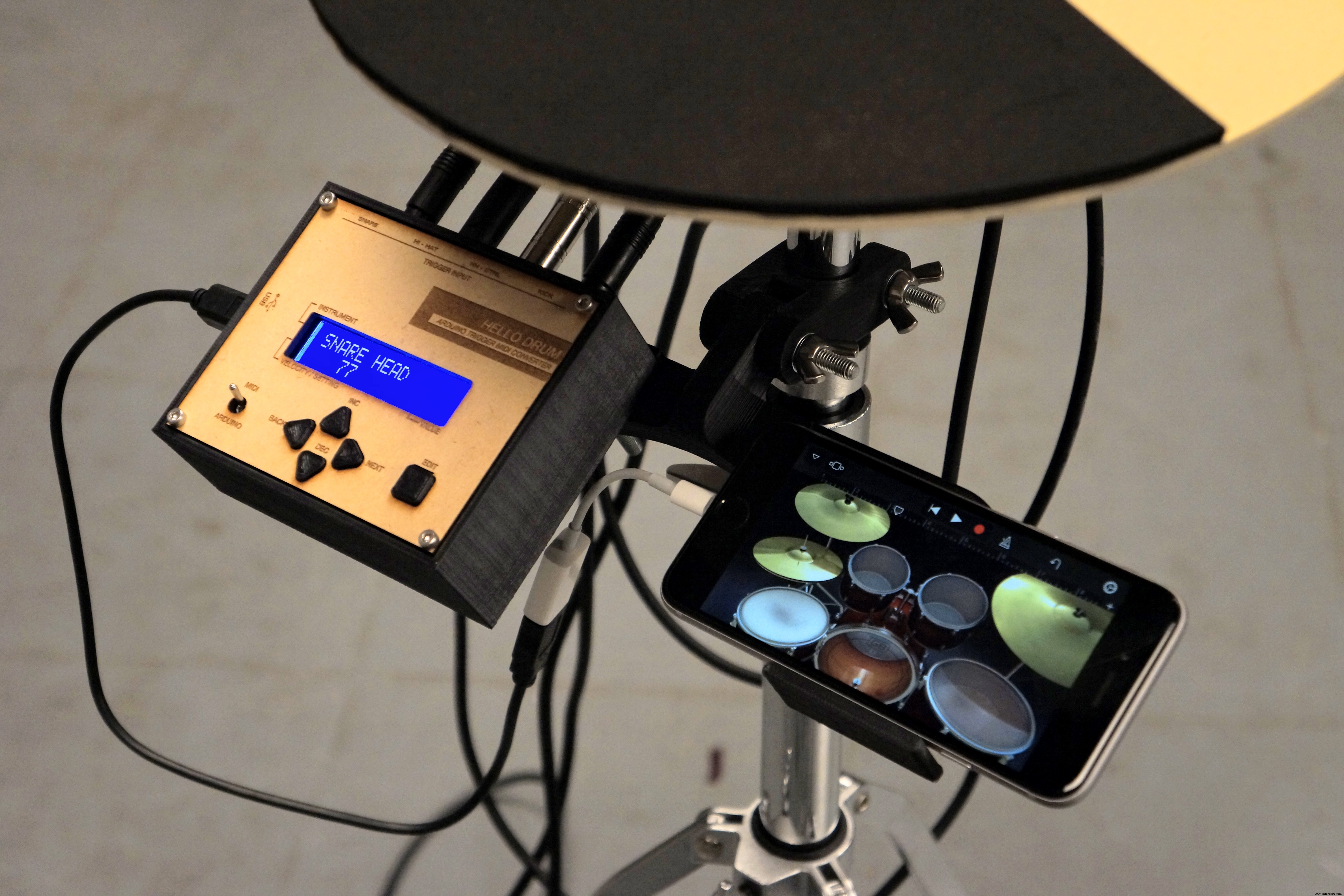 Build a Compact MIDI Drum Kit with 3D Printing