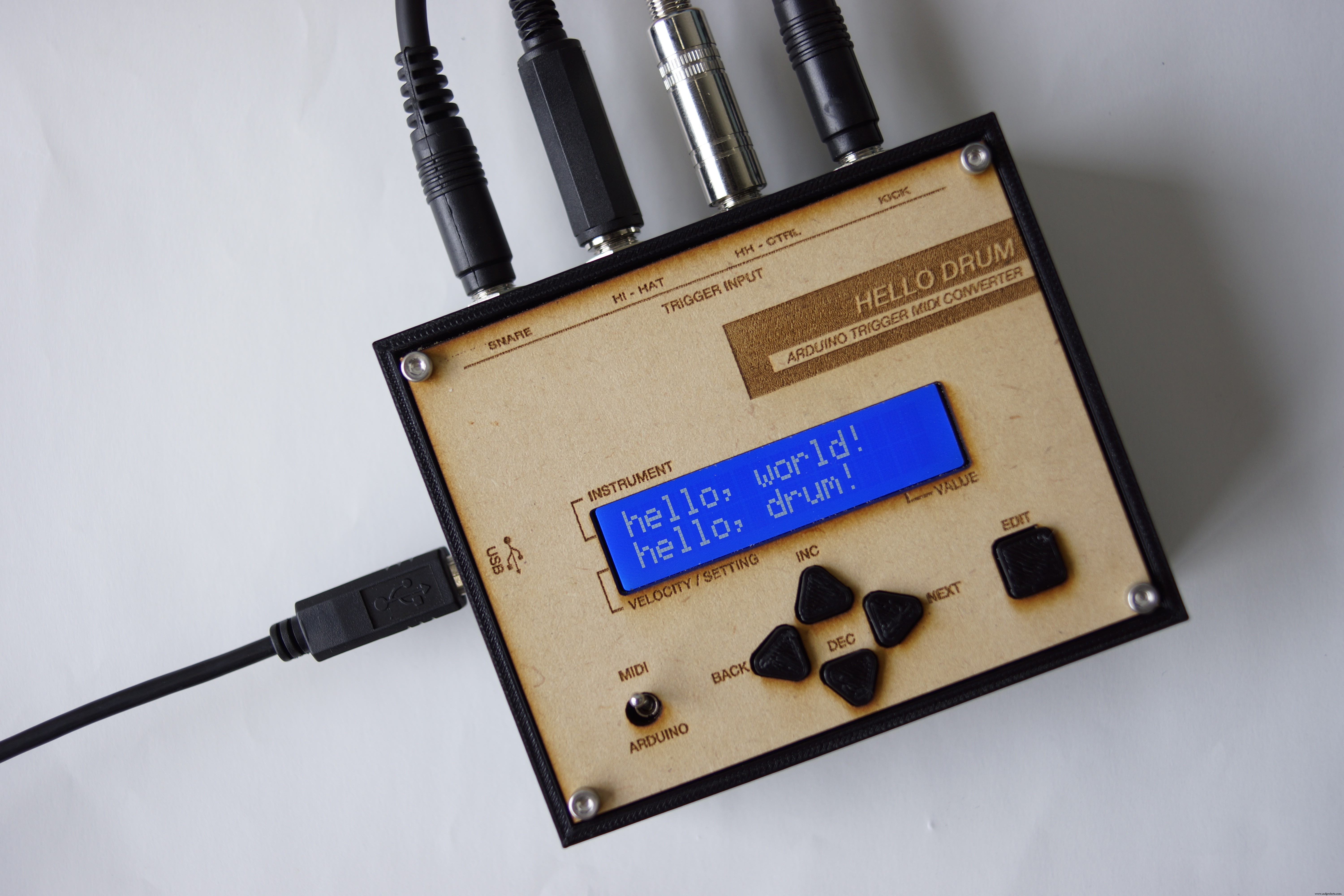 Build a Compact MIDI Drum Kit with 3D Printing