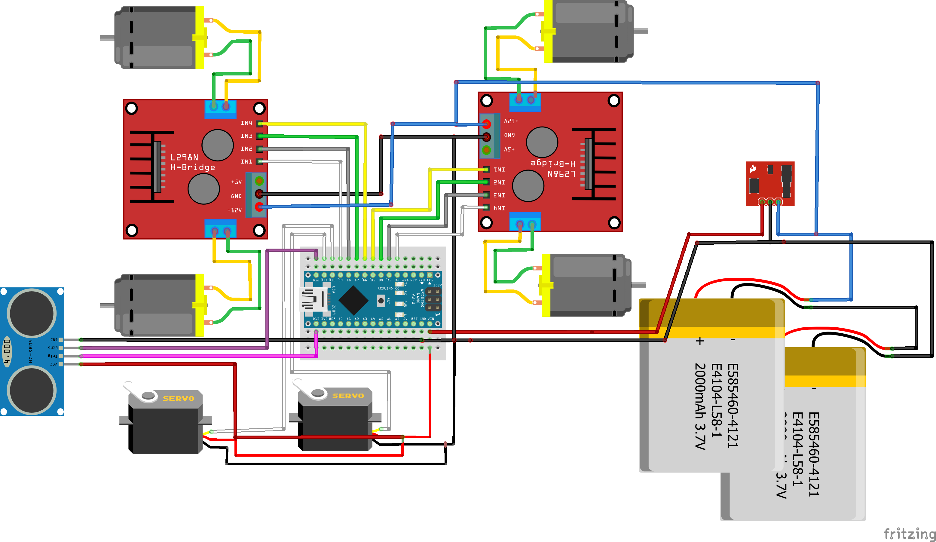 Autonomous Face‑Tracking Robot Car with Arduino Nano & OpenCV
