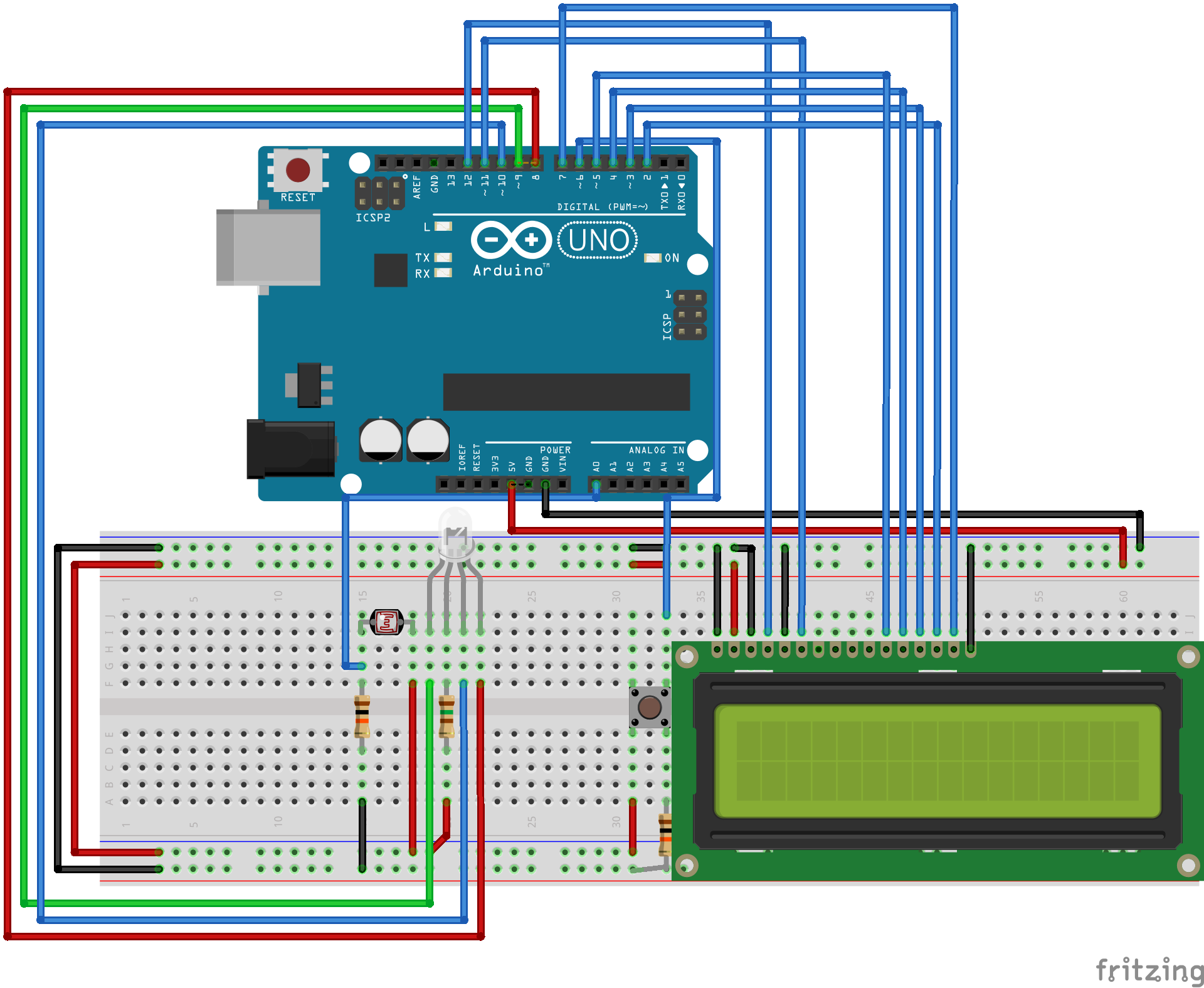 Arduino Color Sensor Prototype – Identify and Display Object Color Names