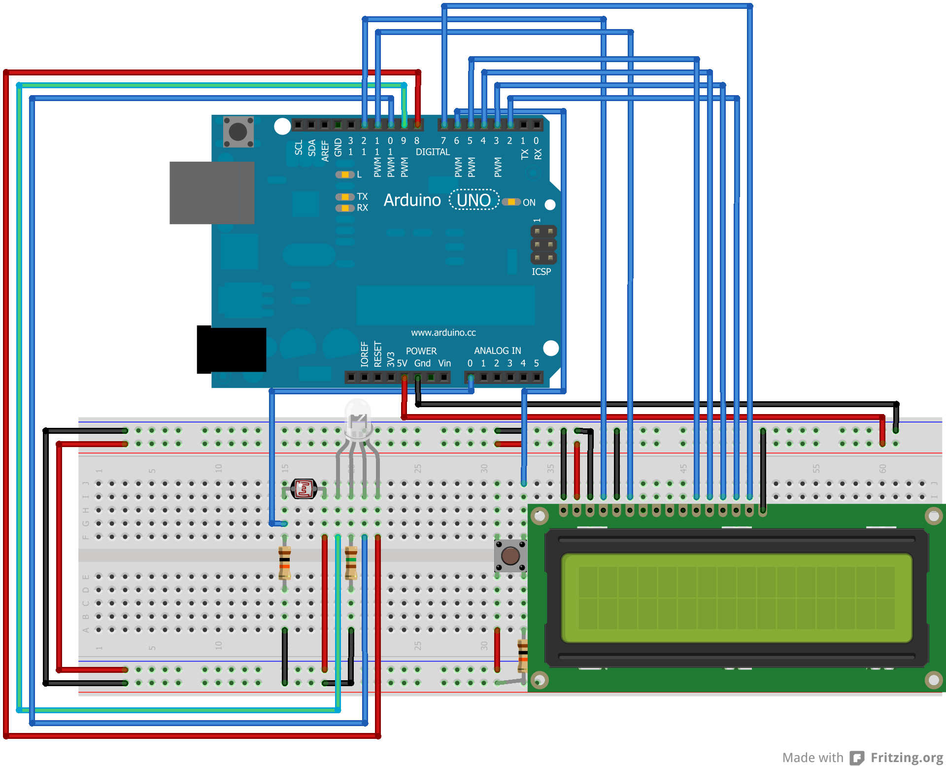 Arduino Color Sensor Prototype – Identify and Display Object Color Names