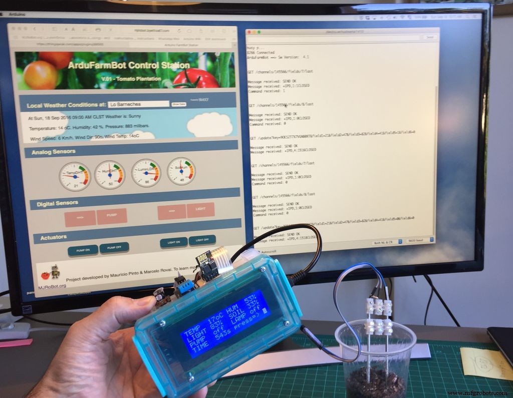 ArduFarmBot Part 2: Building a Remote IoT Control Station