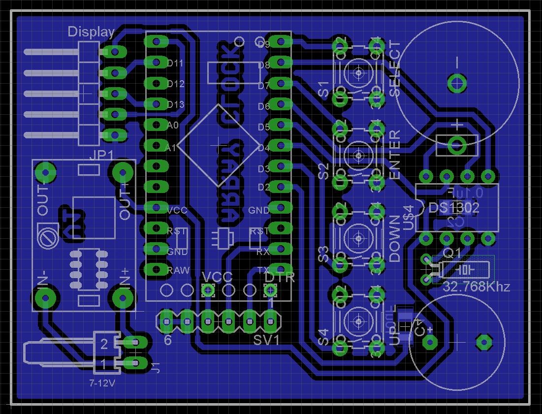 Build a Precise 7‑Segment Clock with Arduino Pro Mini & DS1302 RTC