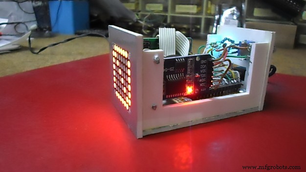 Arduino Flip Clock with 8×8 LED Matrix – DIY Real‑Time Clock Project