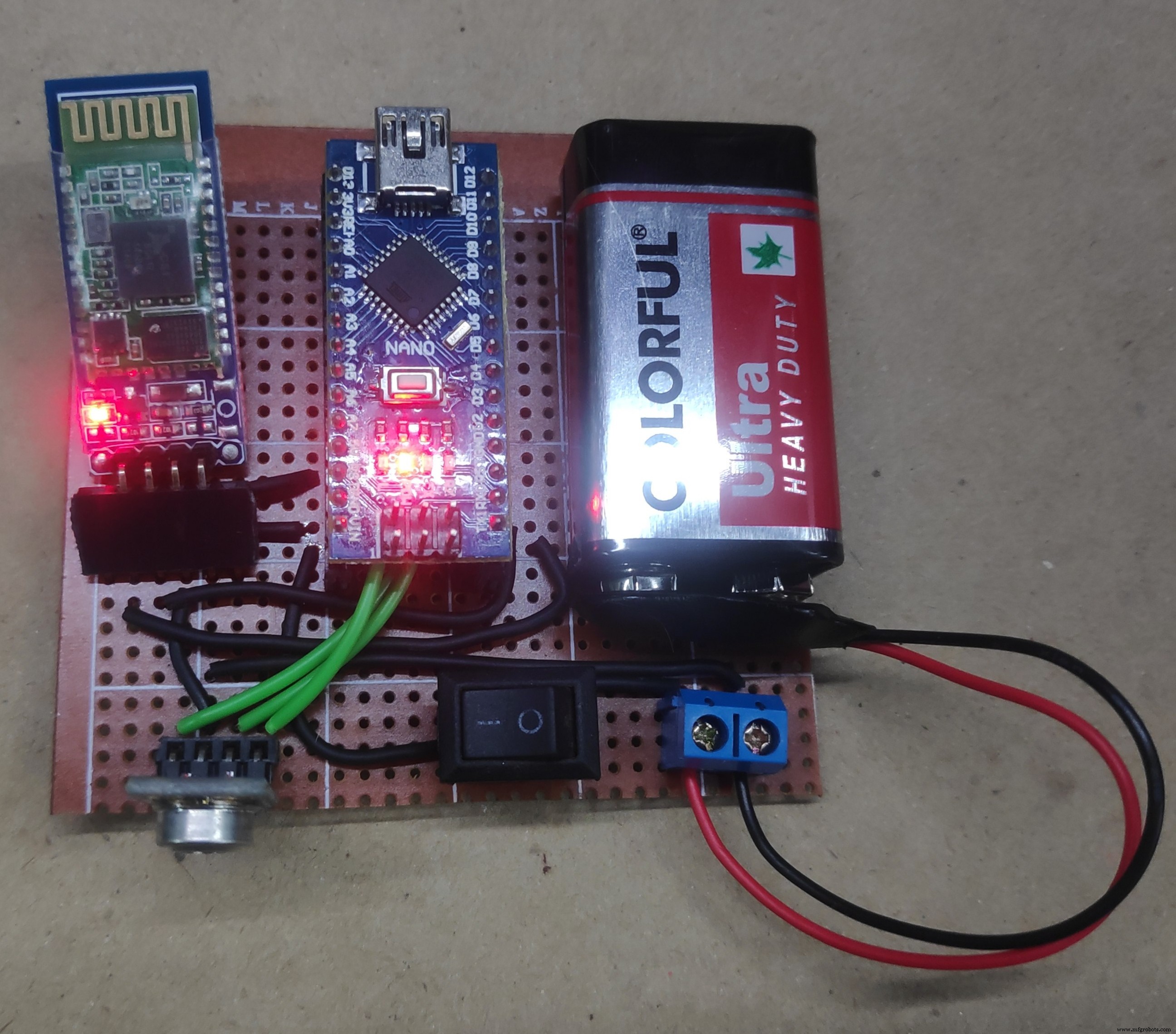 Wireless IR Temperature Scanner – Arduino Nano with Bluetooth & MLX90614