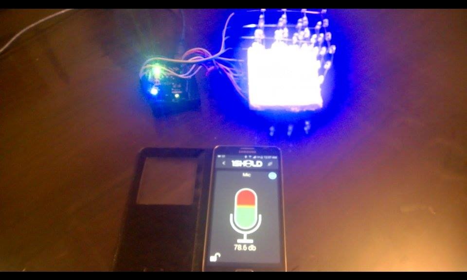 Build a 4x4x4 LED Cube with Arduino Uno & 1Sheeld – Interactive LED Project