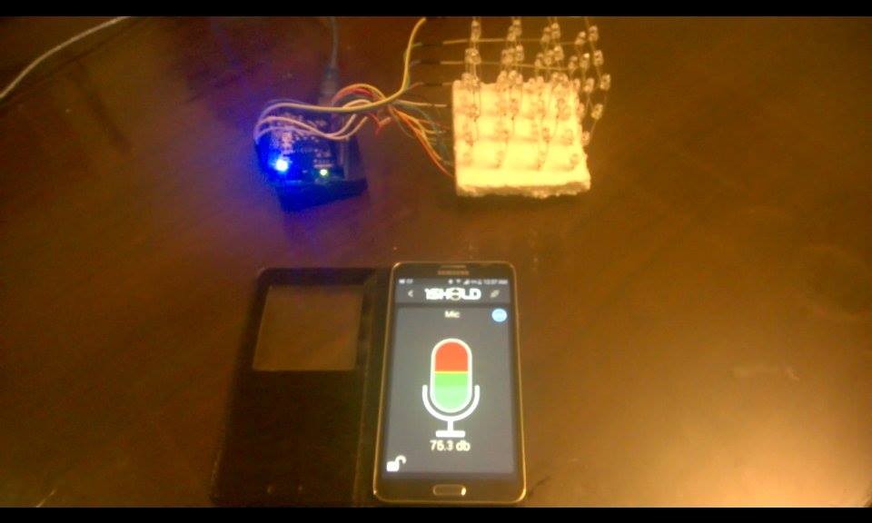 Build a 4x4x4 LED Cube with Arduino Uno & 1Sheeld – Interactive LED Project