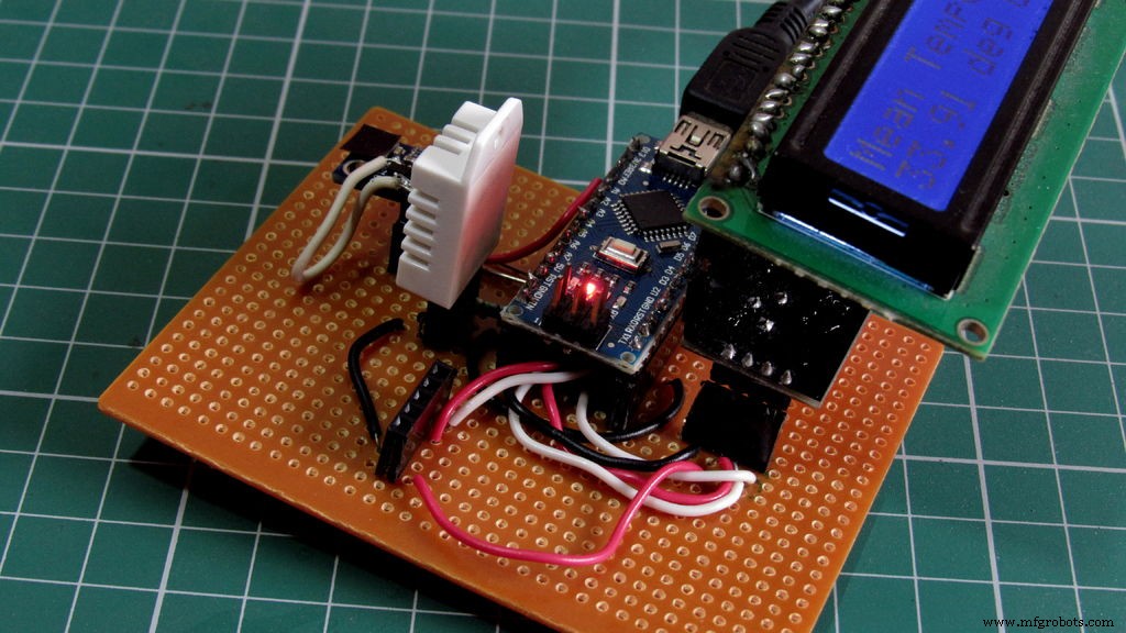 Build a $10 Portable Arduino Weather Station (AWS) – Easy DIY with Nano, DHT22, BMP180 & LCD