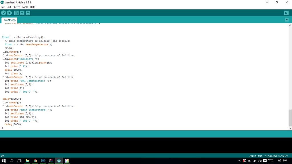 Build a $10 Portable Arduino Weather Station (AWS) – Easy DIY with Nano, DHT22, BMP180 & LCD